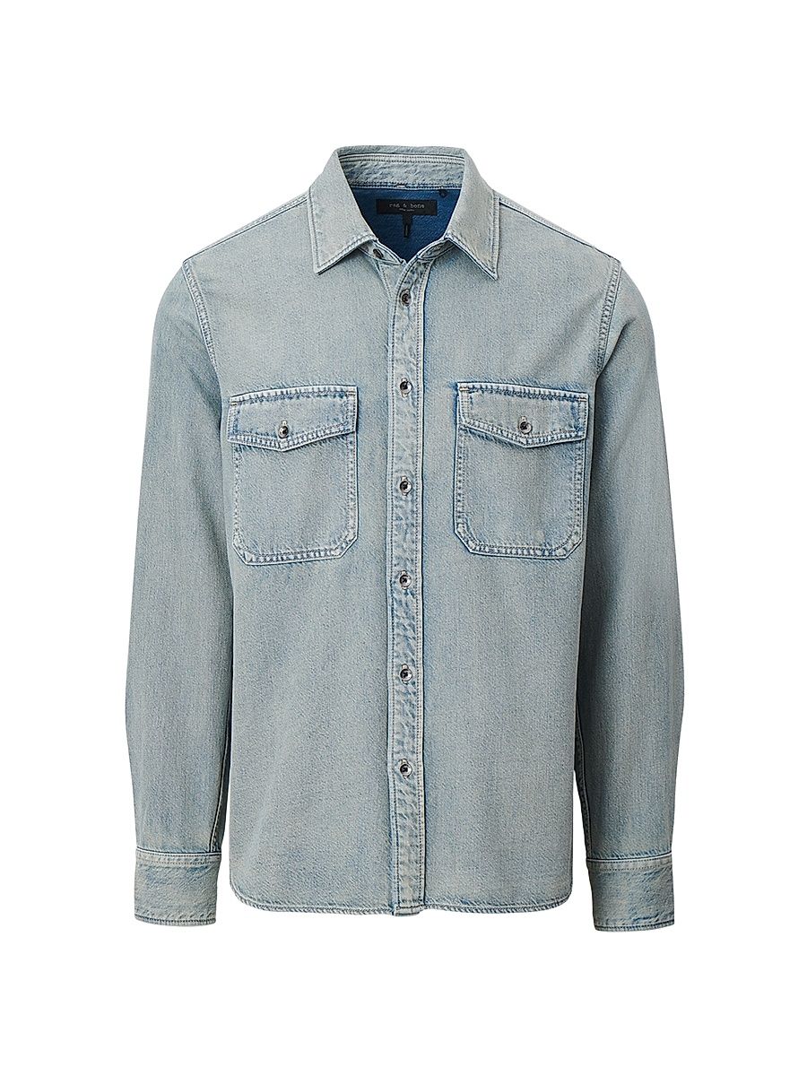 Men's Saltaire Denim Shirt - Saltaire - Size Large
