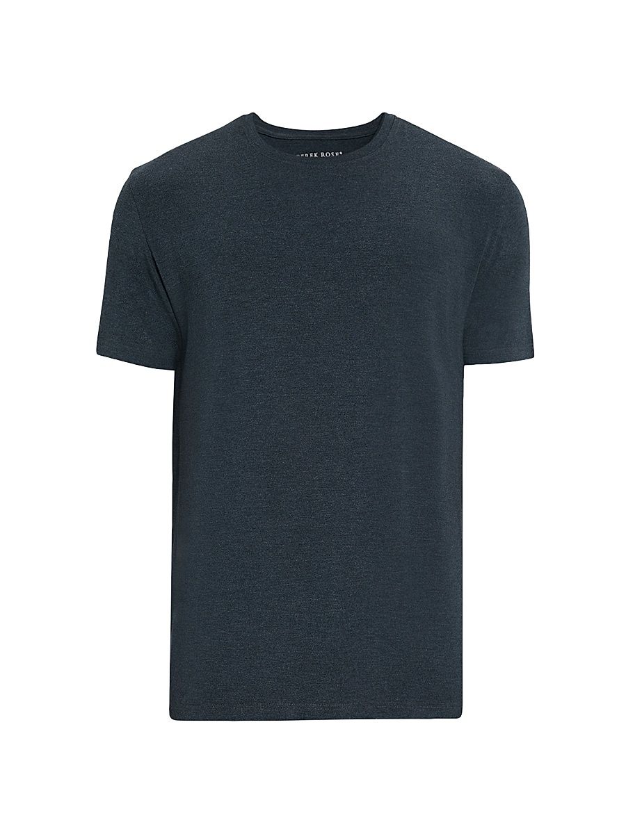 Men's Marl Jersey Crewneck T-Shirt - Charcoal - Size Small