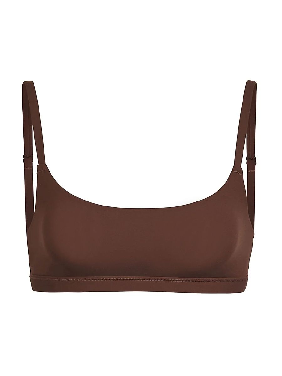 Women's Fits Everybody Scoop Bralette - Clay - Size Large