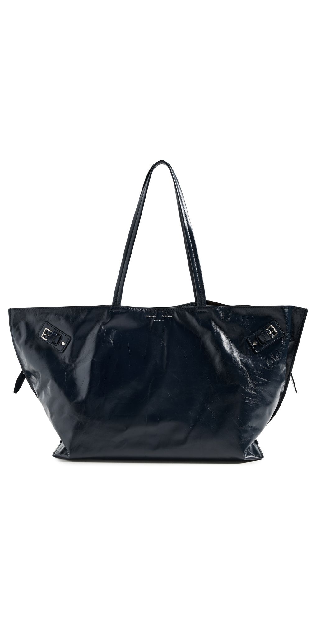 Proenza Schouler Days Carryall Tote in Paper Calf Navy One Size