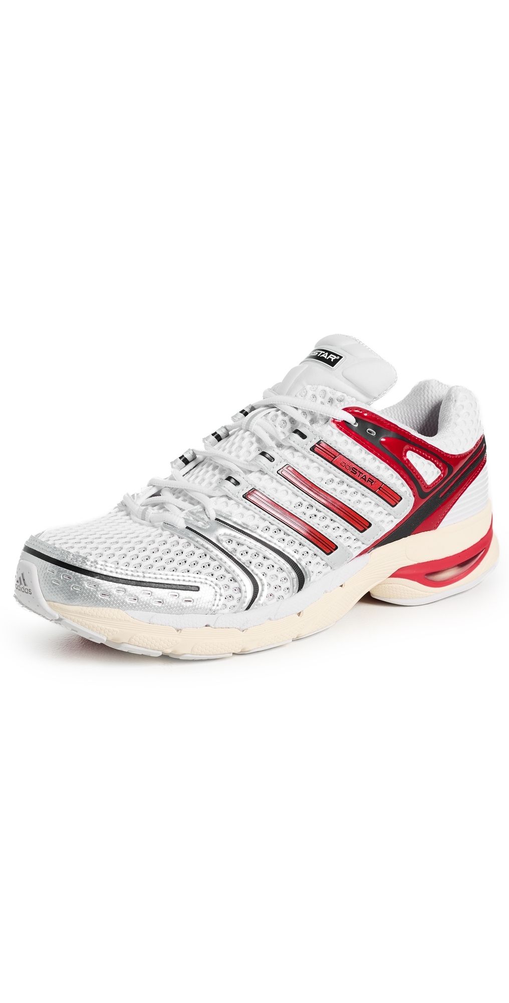 adidas Adistar Control 5 Sneakers White/Better Scarlet/Dash Grey 7