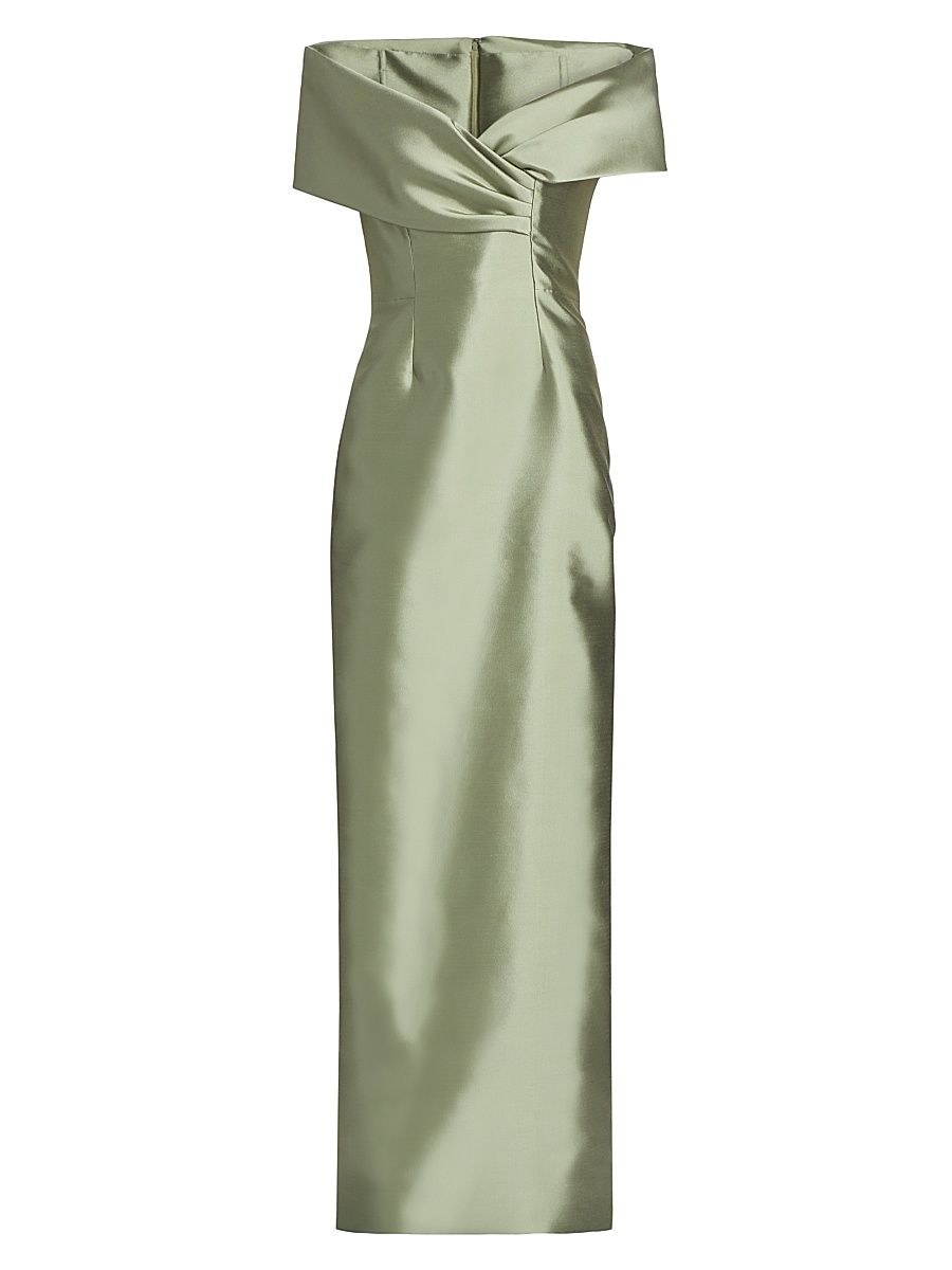 Women's Margaret Silk Radzimir Gown - Sage Green - Size 12