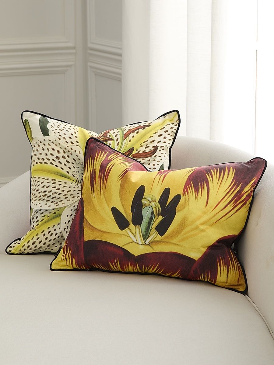 Flowered Decorative Pillow