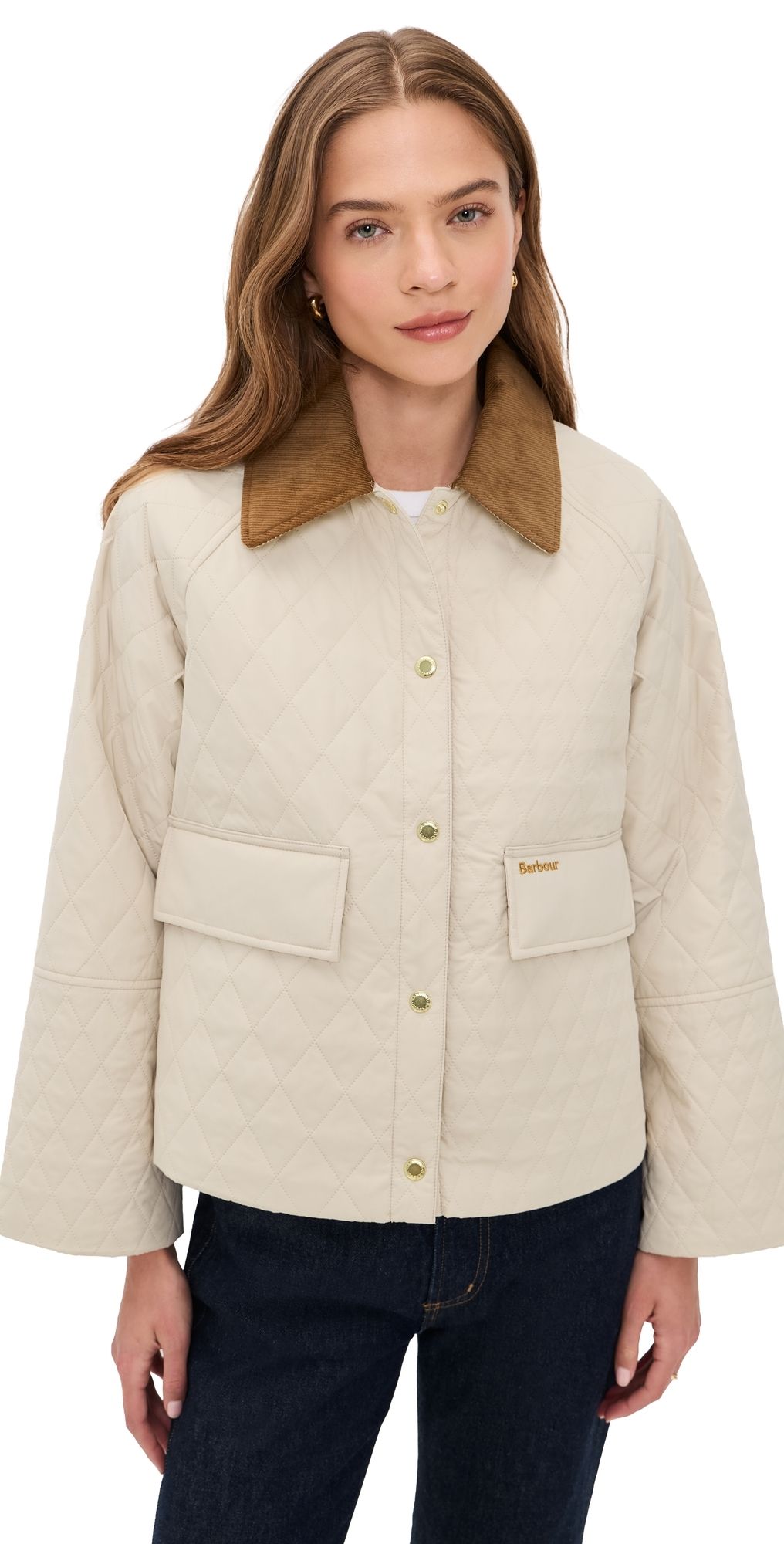 Barbour Barbour Kirby Quilted Jacket Jasmine/Dress 14