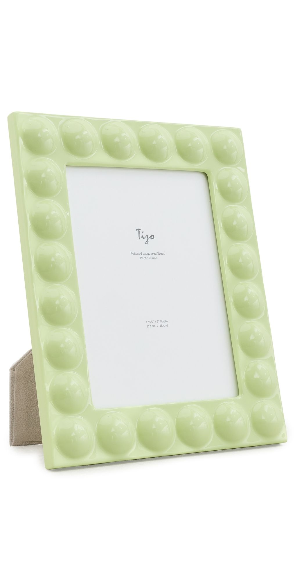 Tizo Design Lacquer Wood Frame 5x7 Green One Size