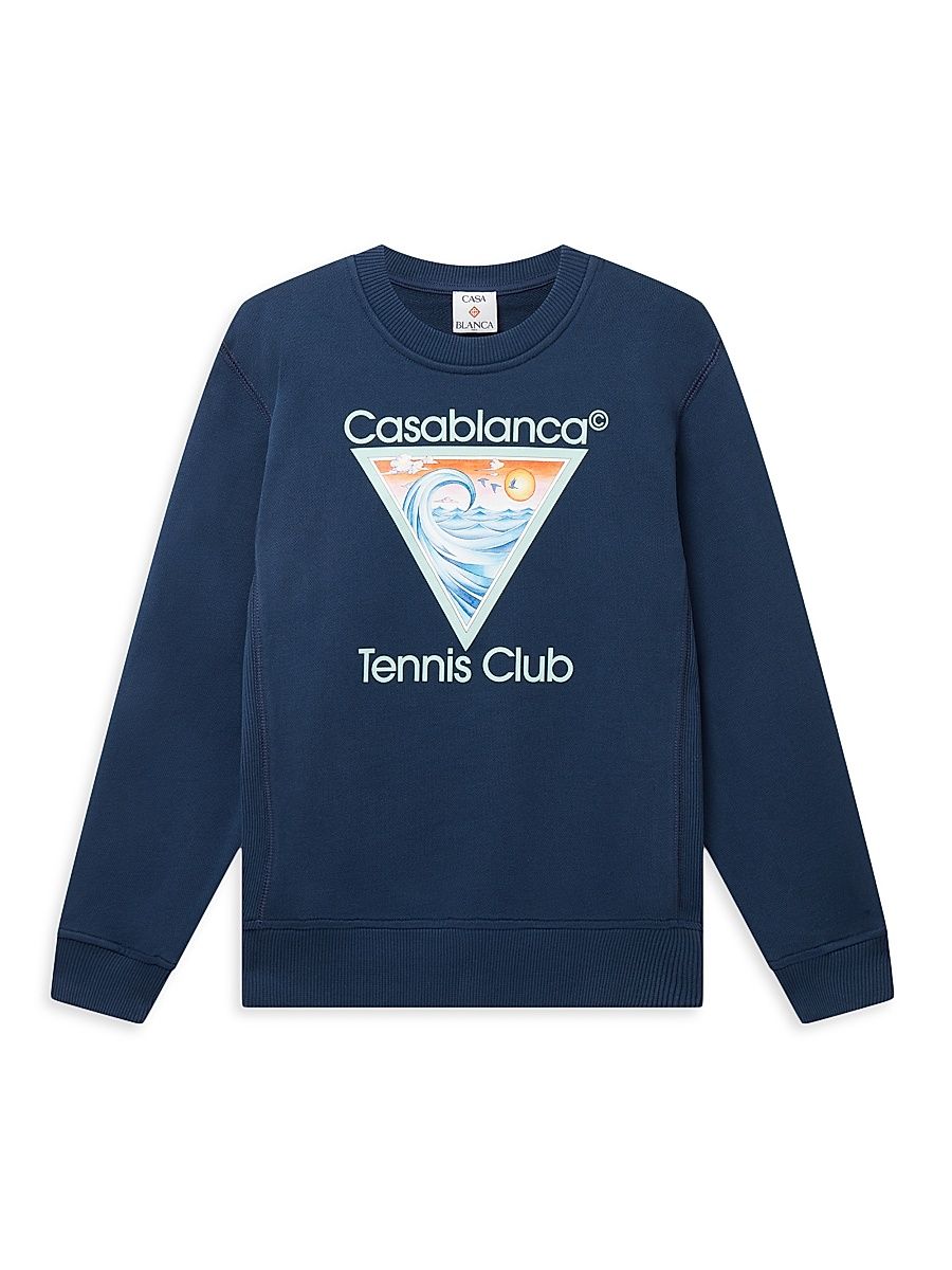 Little Boy's & Boy's Tennis Club Icon Sweashirt - Tennis Club Icon - Size 11