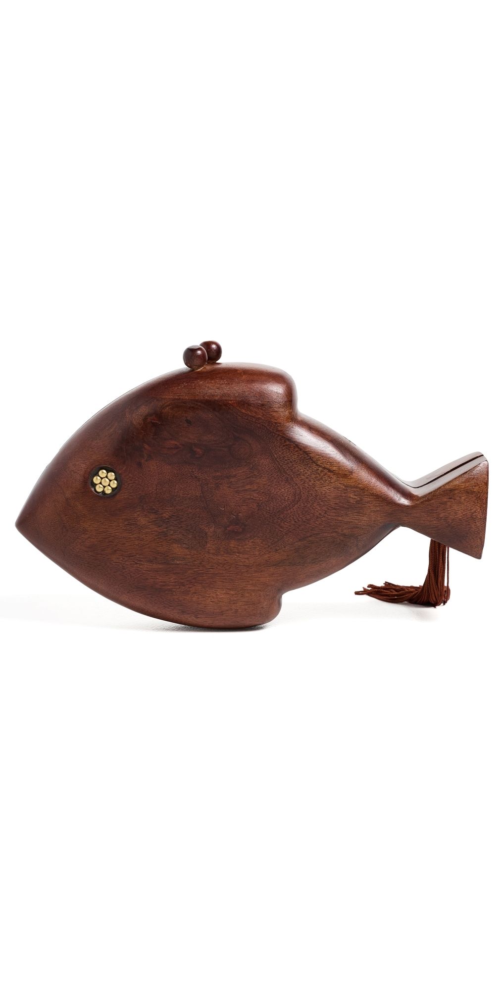SIMONMILLER Wooden Fish Bag Mahogany One Size