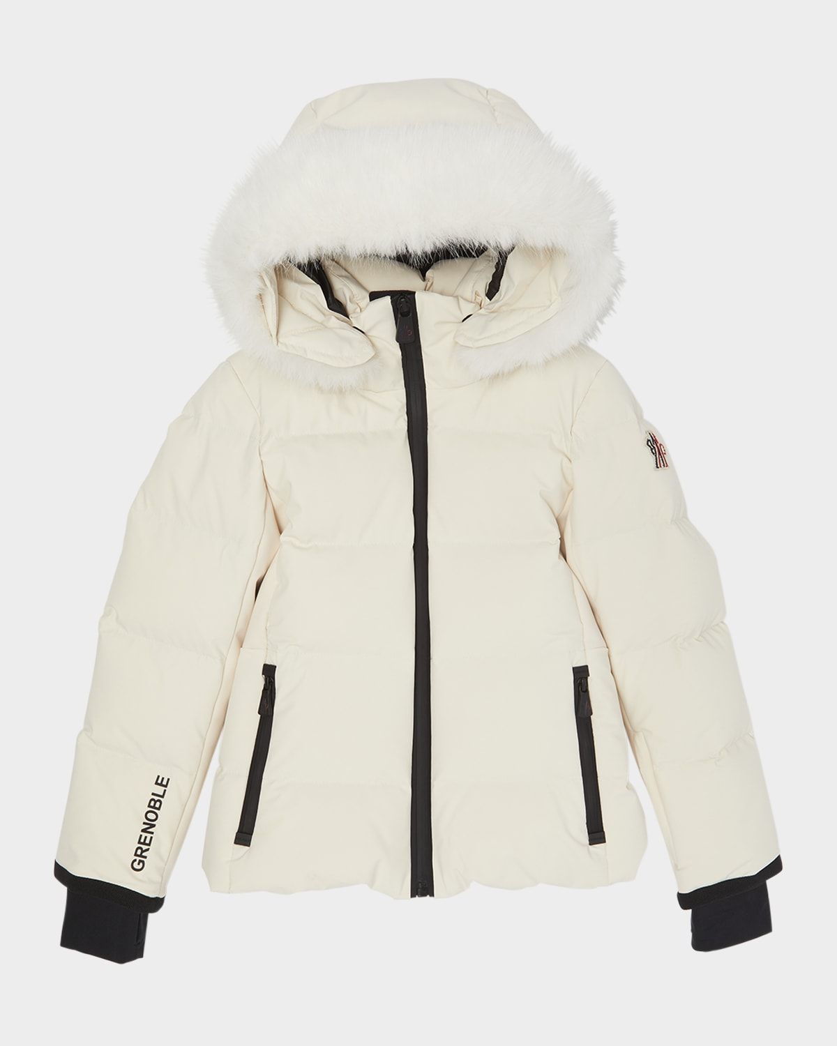 Girl & apos;s New Guyane Hooded Down Jacket