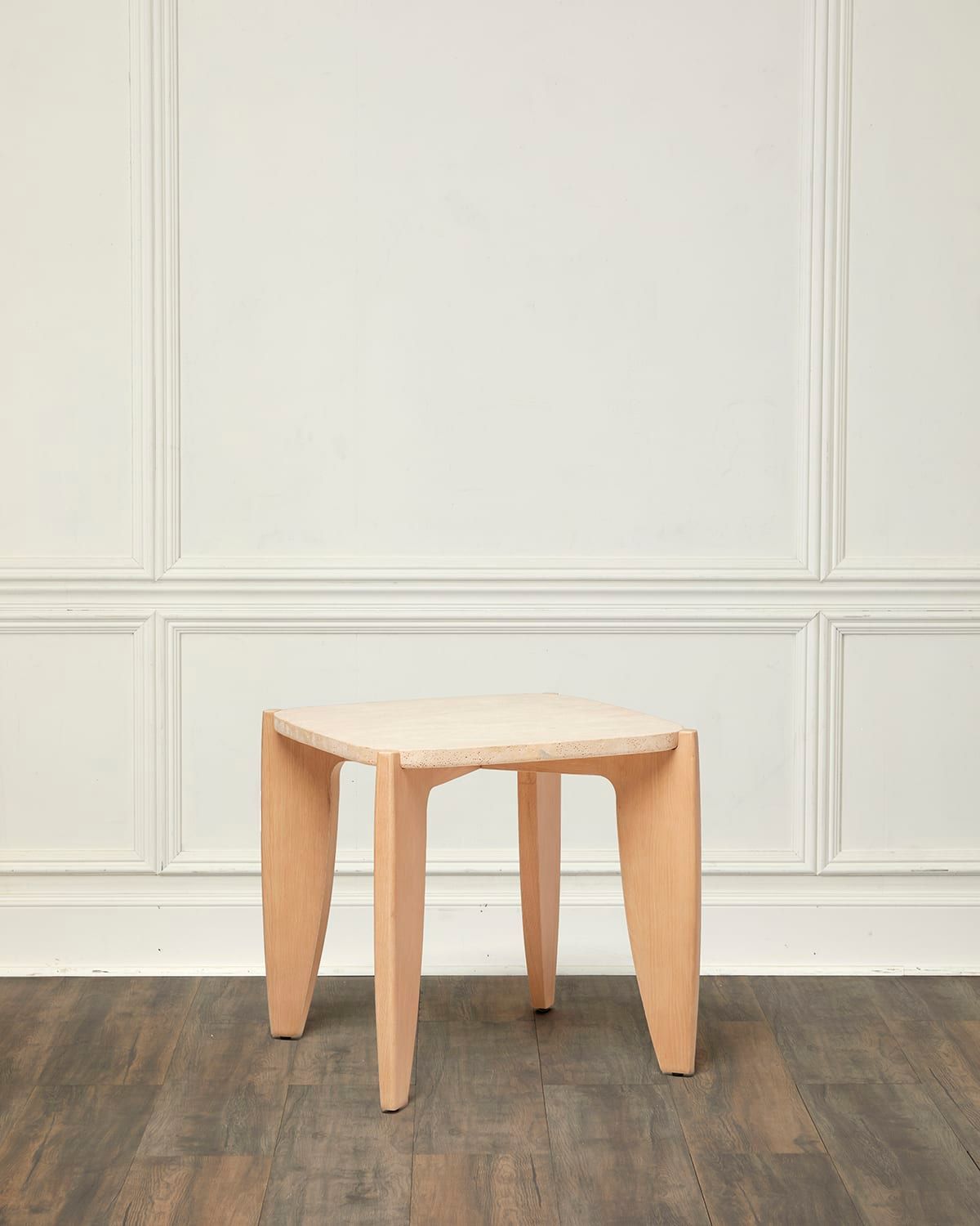 Rocco Travertine Side Table