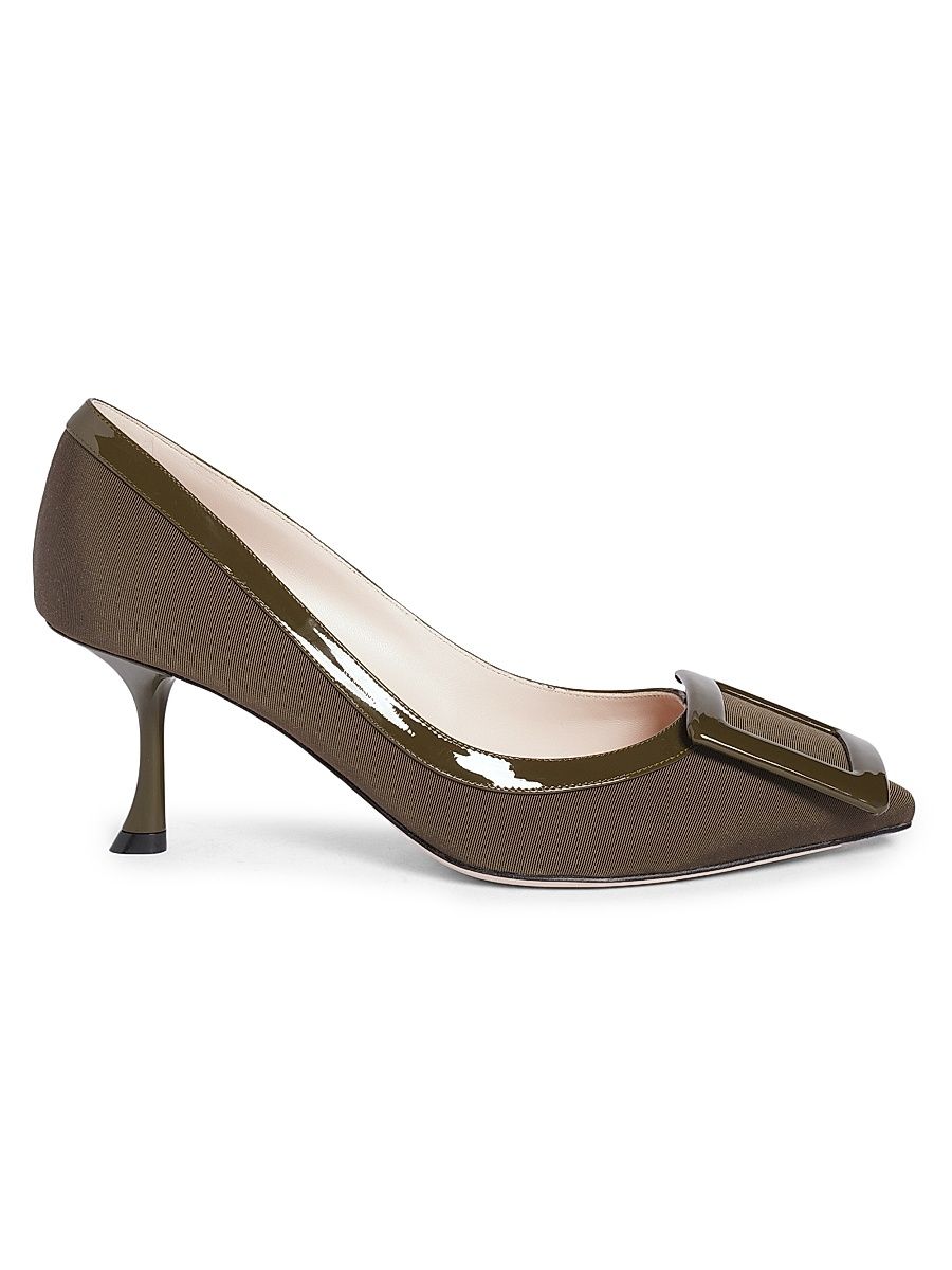 Women's Viv In The City 65MM Point Toe Pumps - Dark Green - Size 8