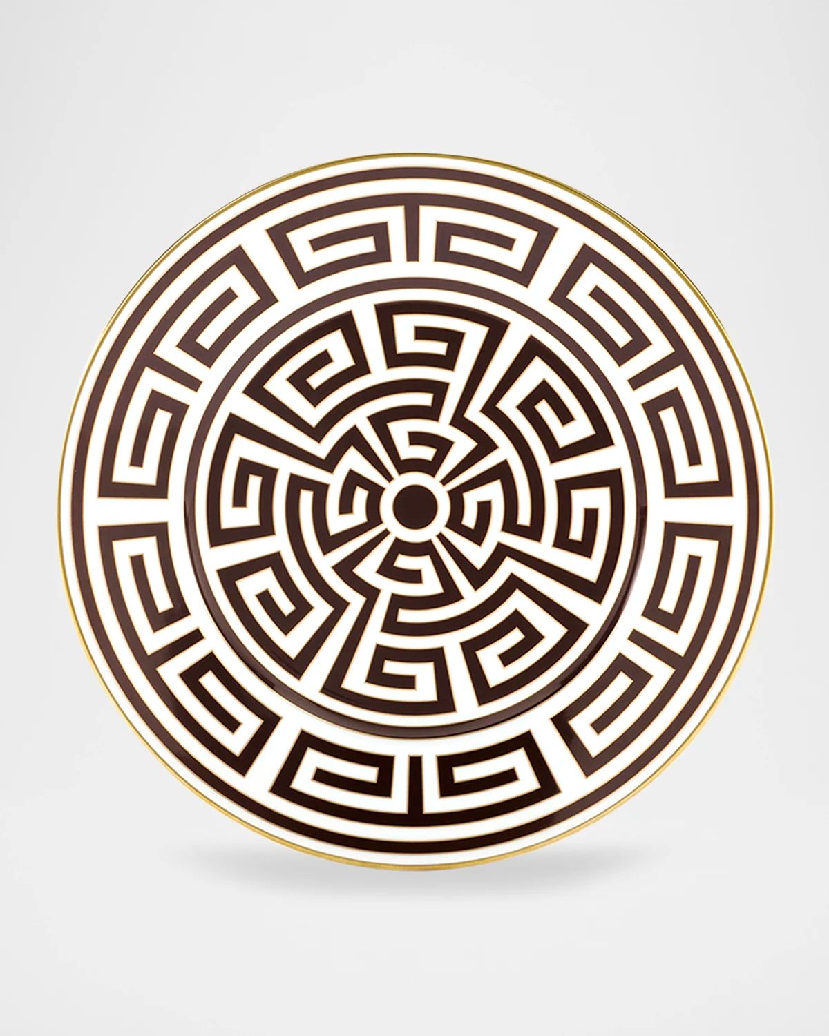 Labirinto Ebano Flat Dessert Plate