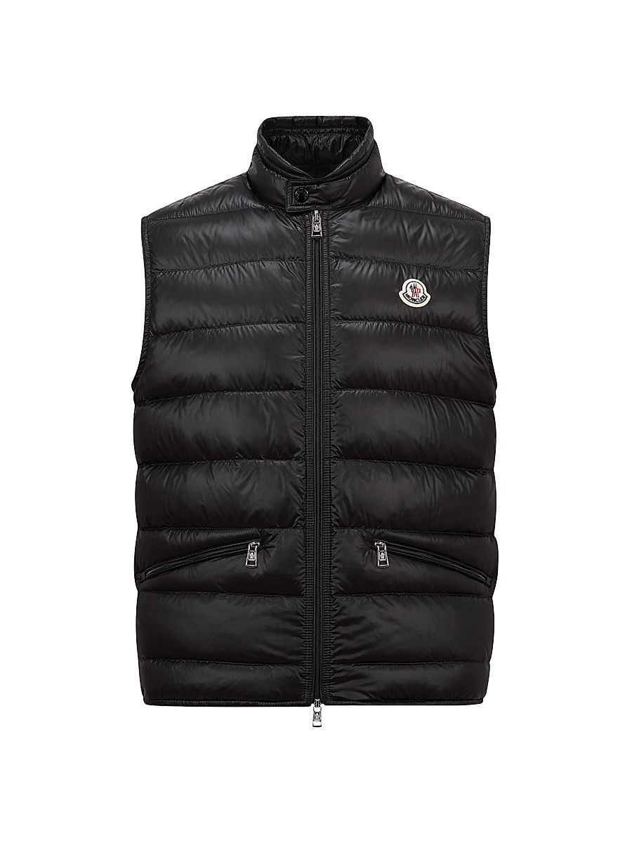 Men's Gui Puffer Vest - Black - Size XXXXL