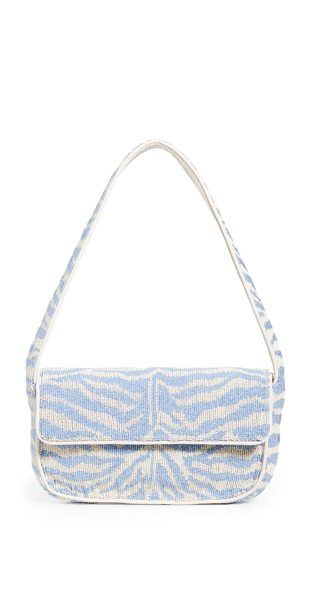STAUD Tommy Bag Light Blue/Cream One Size