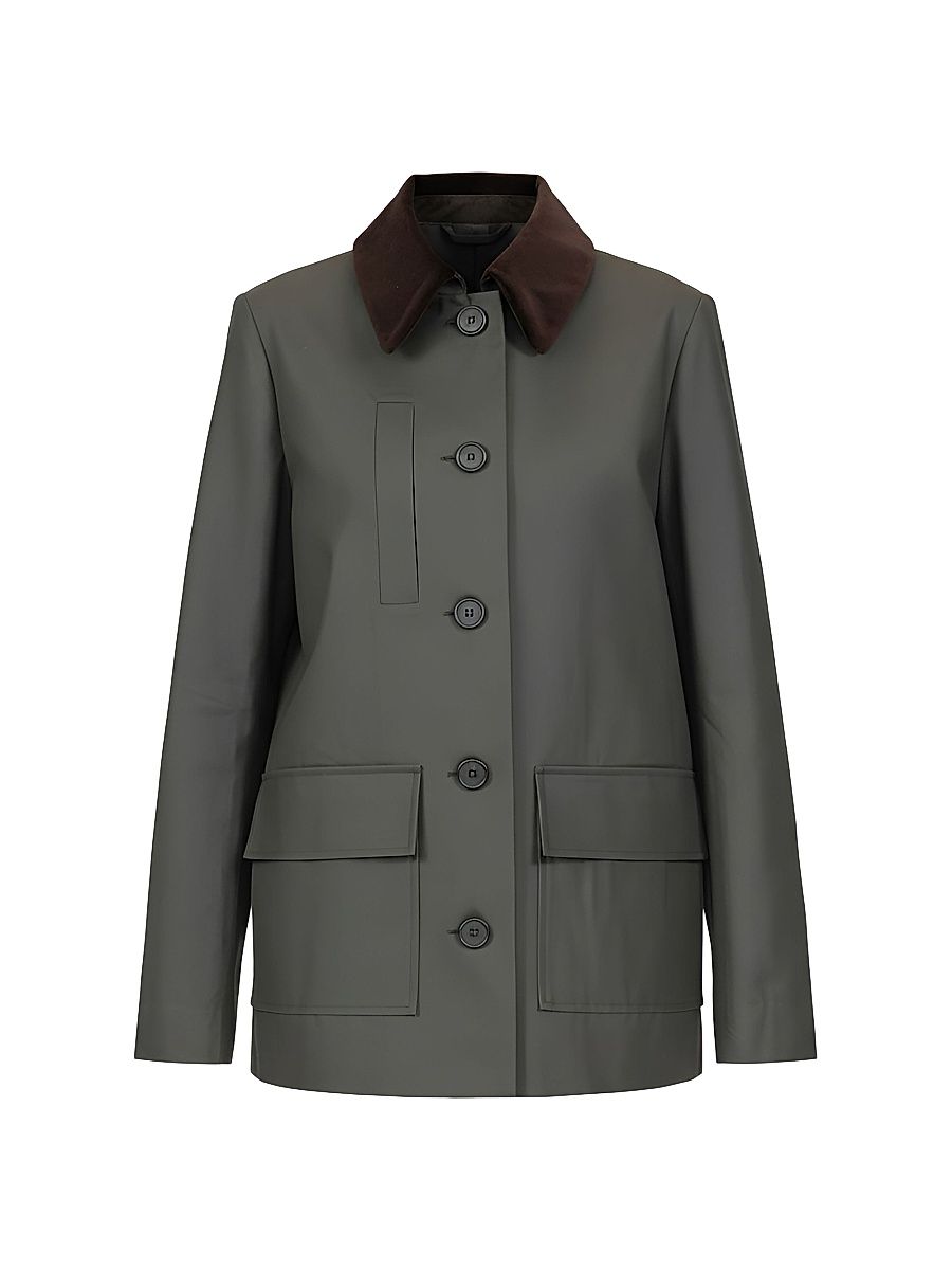 Women's Hudson Field Jacket Water Resisrant Canvas - Army - Size 10