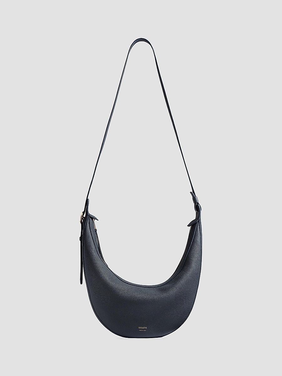 Khaite Women's Small Augustina Leather Crossbody Bag - Midnight Navy