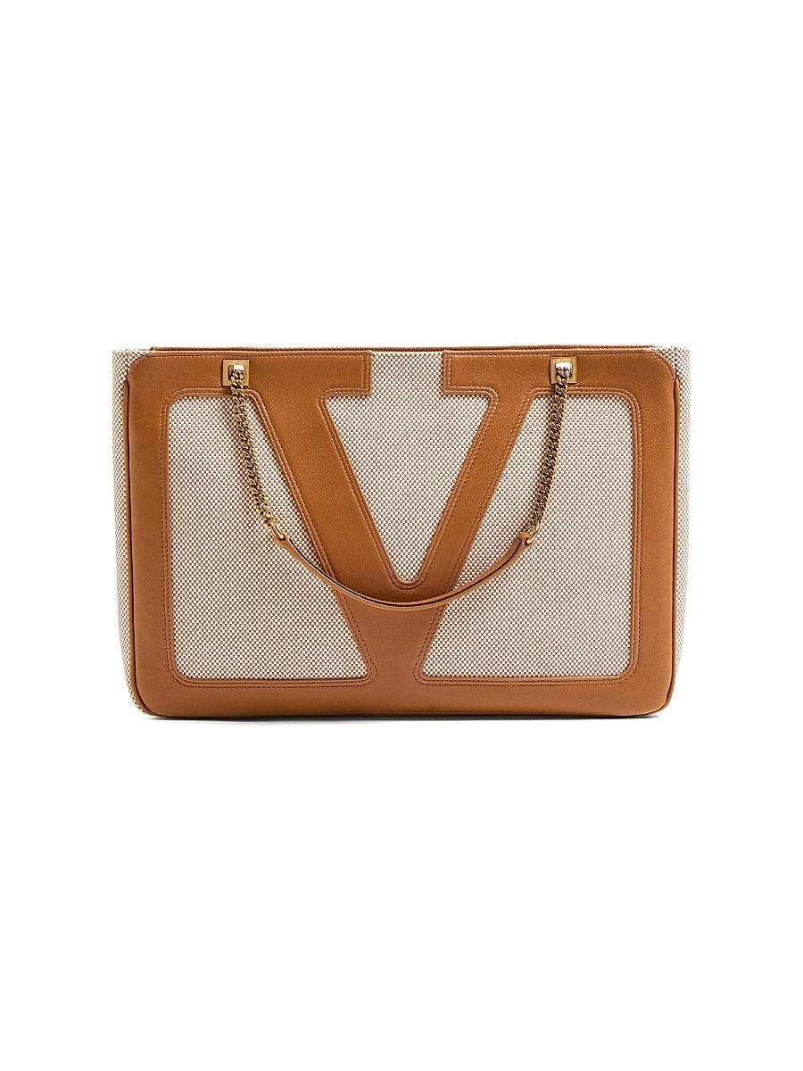 Women's Viva Superstar Medium Canvas Shopping Bag - Natural Spice