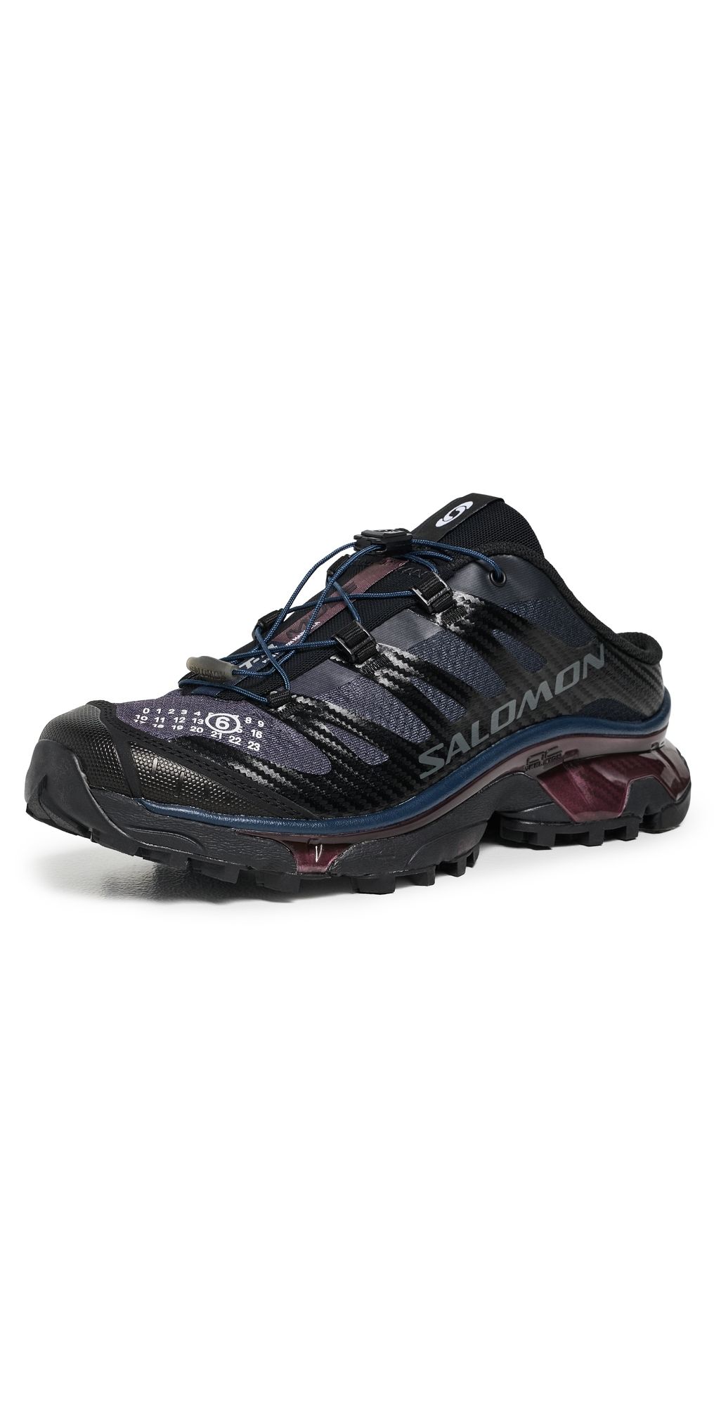 MM6 Maison Margiela Salomon X MM6 Maison Margiela XT-4 Mules Black/Nine Iron/Hunkle Berry V 9