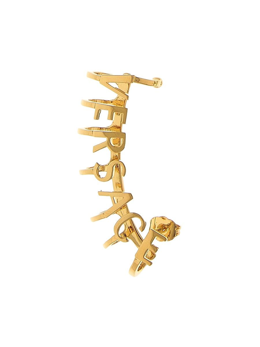 Women's Goldtone "Versace" Ear Cuff - Versace Gold