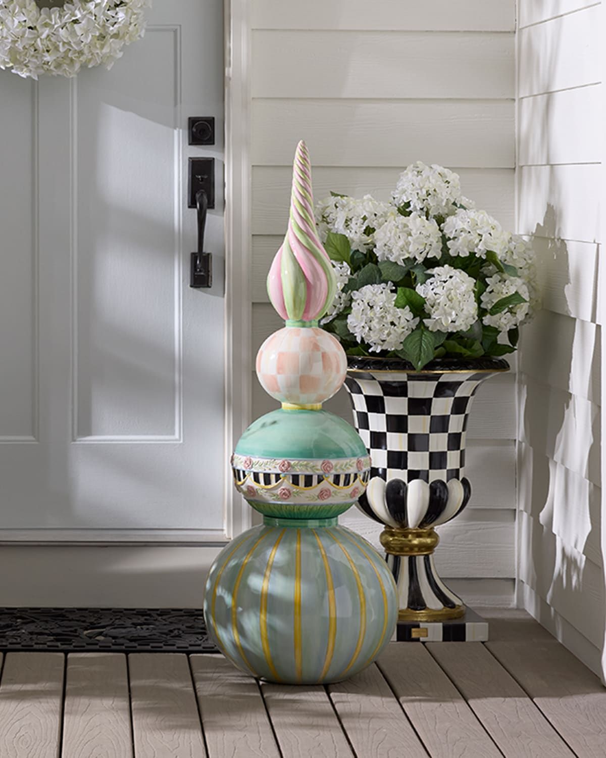 Rosy Meadow Trophy Topiary