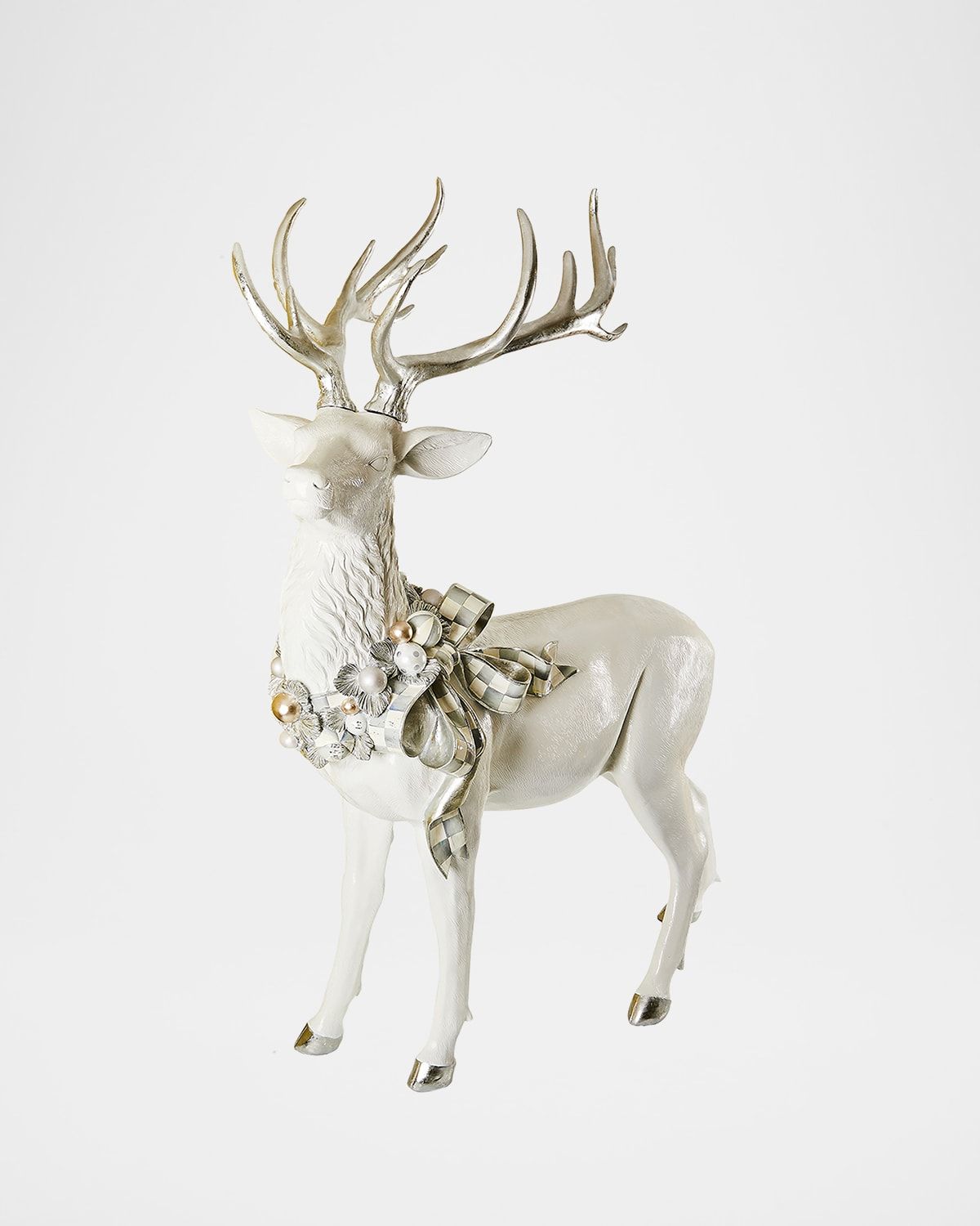 Crystal Palace Standing Trophy White-Tailed Deer Holiday Decor