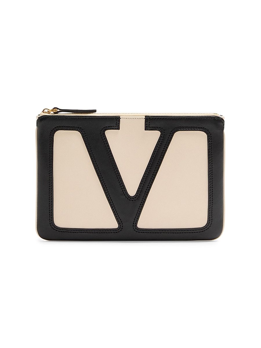Women's Viva Superstar Nappa Leather Pouch - Butter Black