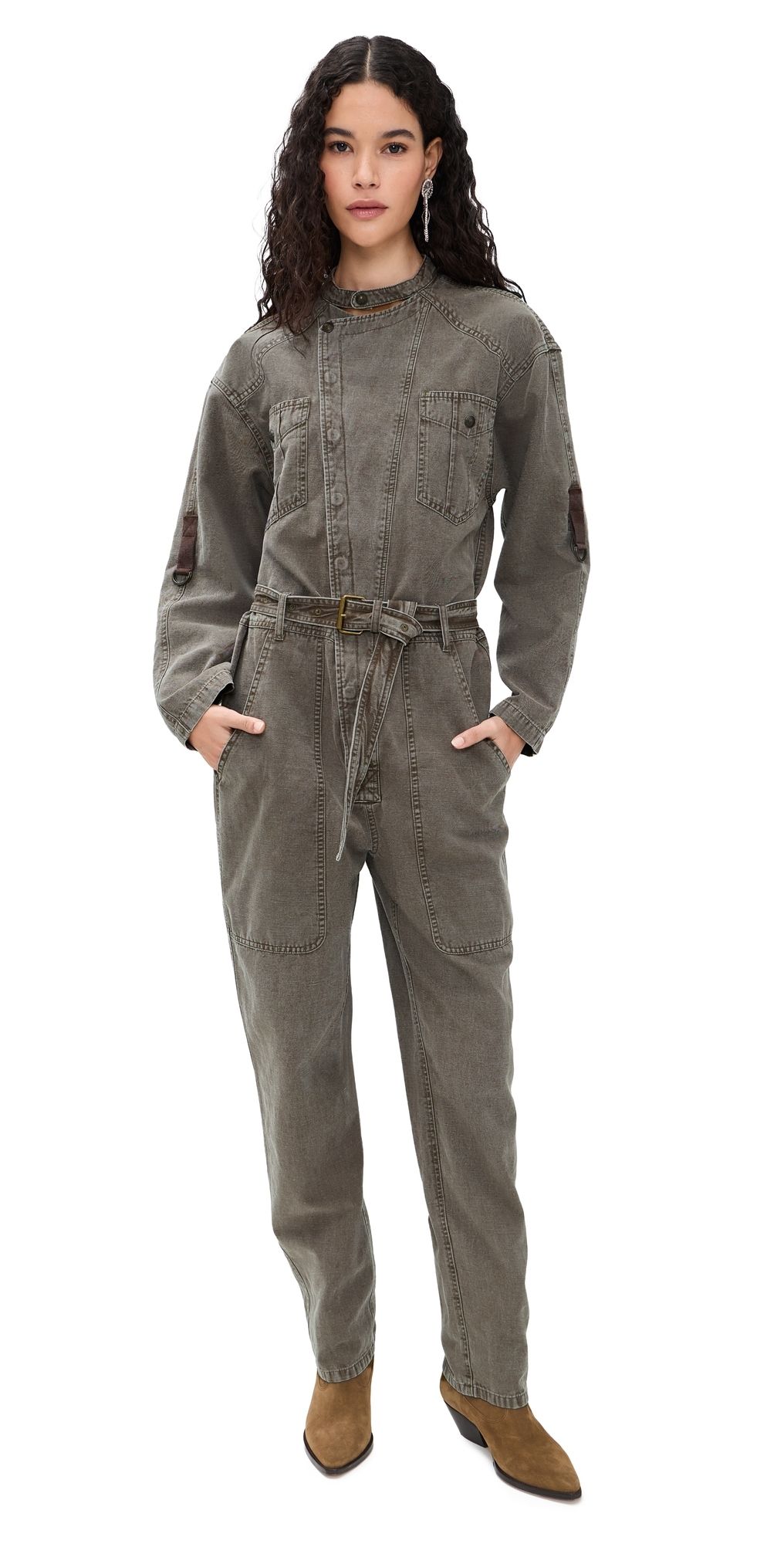 Isabel Marant Étoile Nessime Jumpsuit Dark Bronze 40