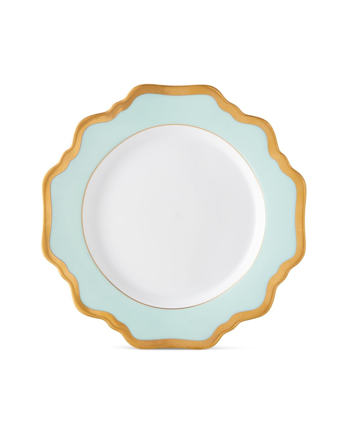 Aqua Rimmed Bread & Butter Plate
