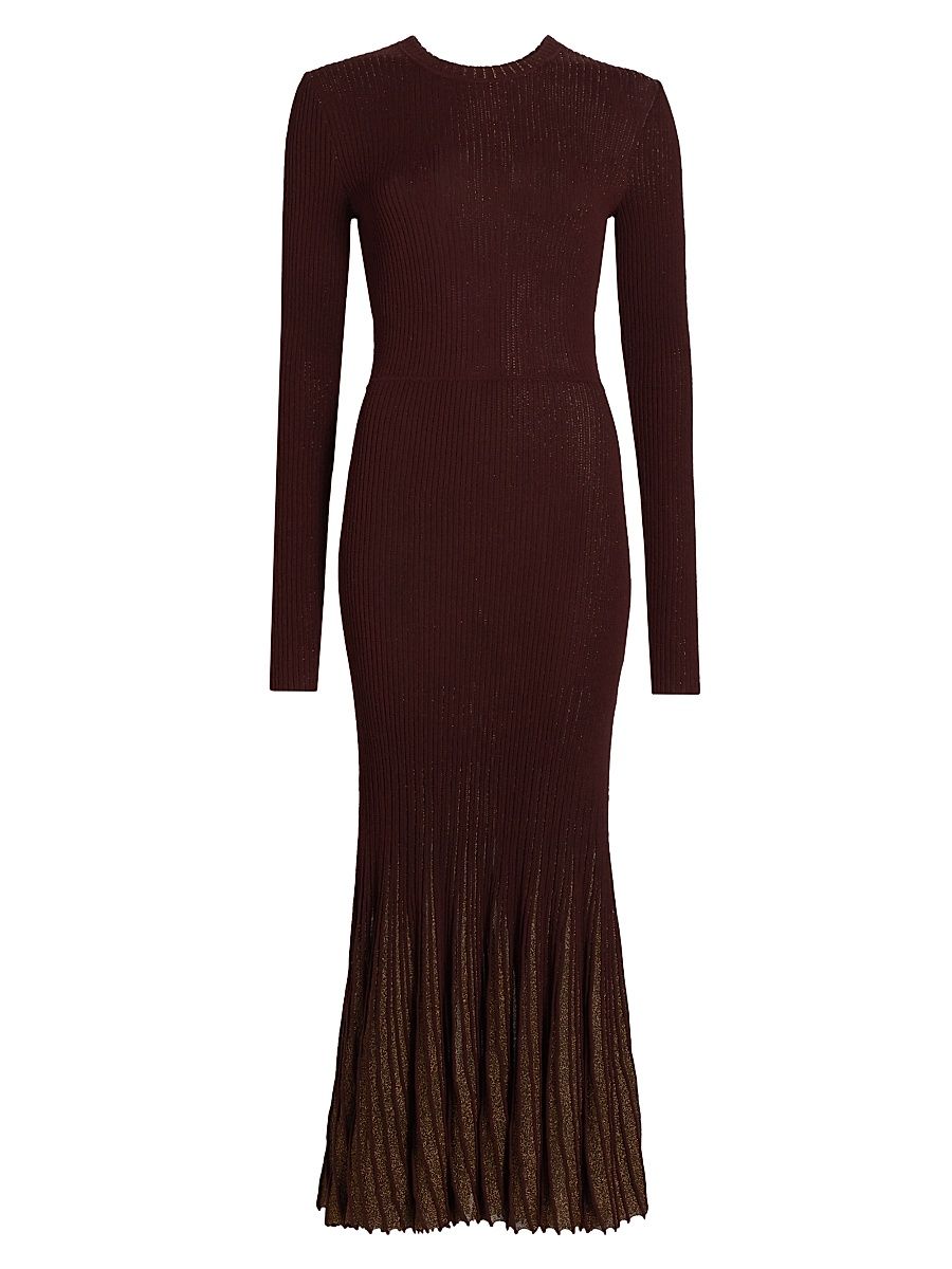 Women's Mila Rib-Knit Maxi-Dress - Amaranthus - Size Large
