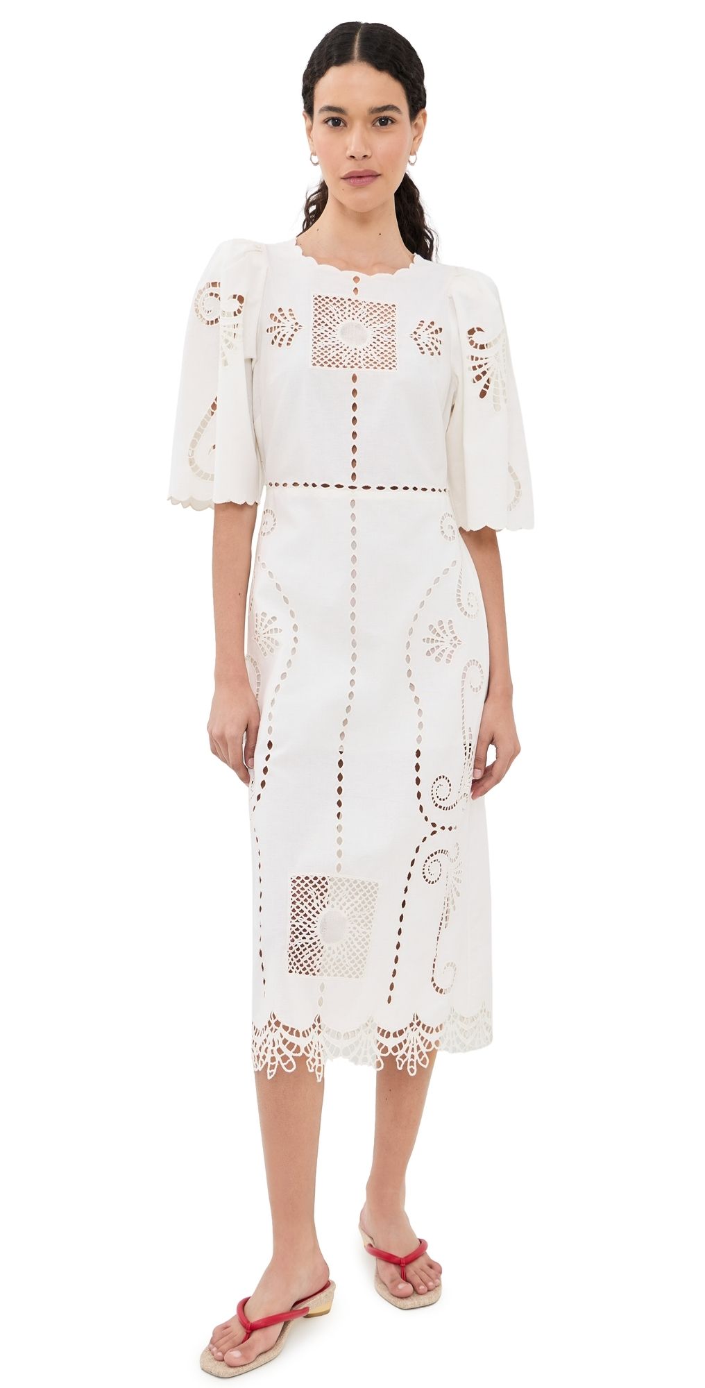 Carolina K Valentina Dress Off White L