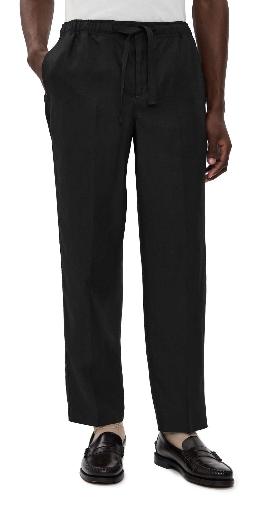 Orlebar Brown Alex Linen Pants Black 34