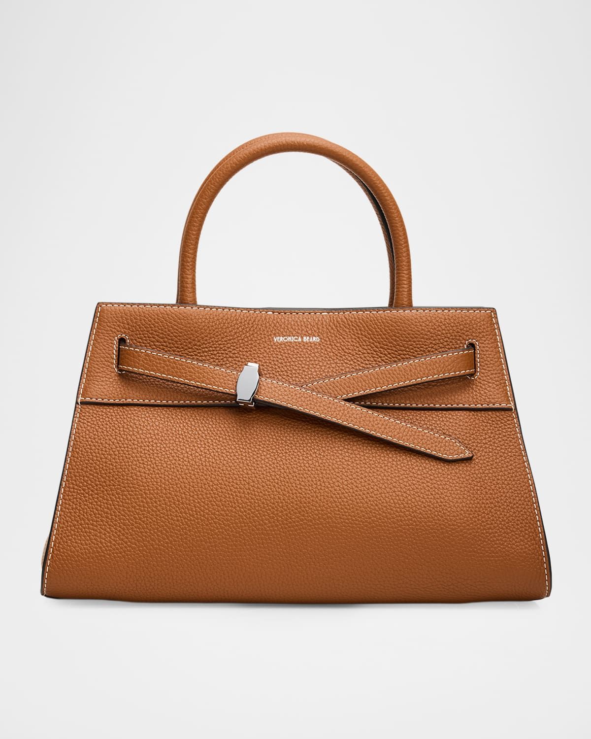 Dash Pebbled Leather Top-Handle Bag