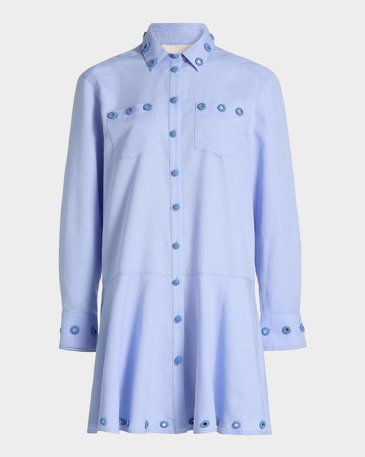 Giulia Crochet Mirrors Mini Dress