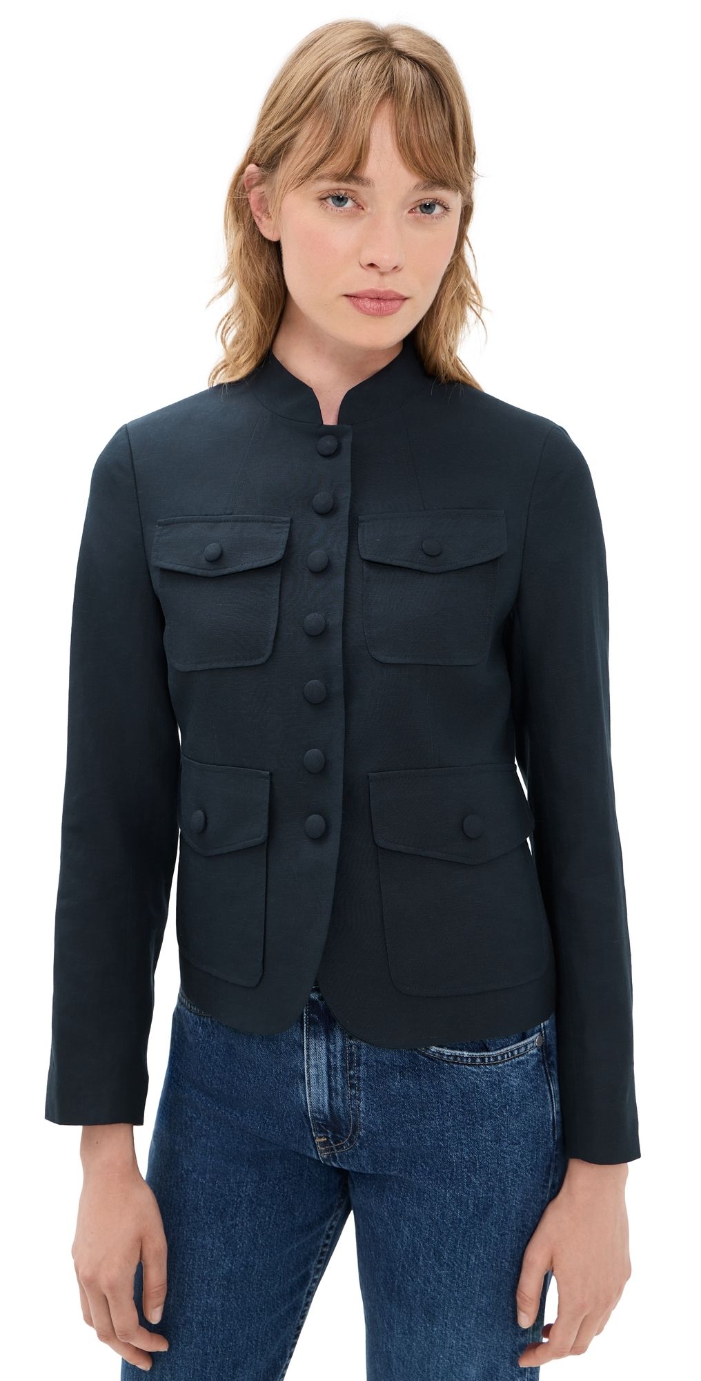 rag & bone Mercer Linen Blazer Sal 10