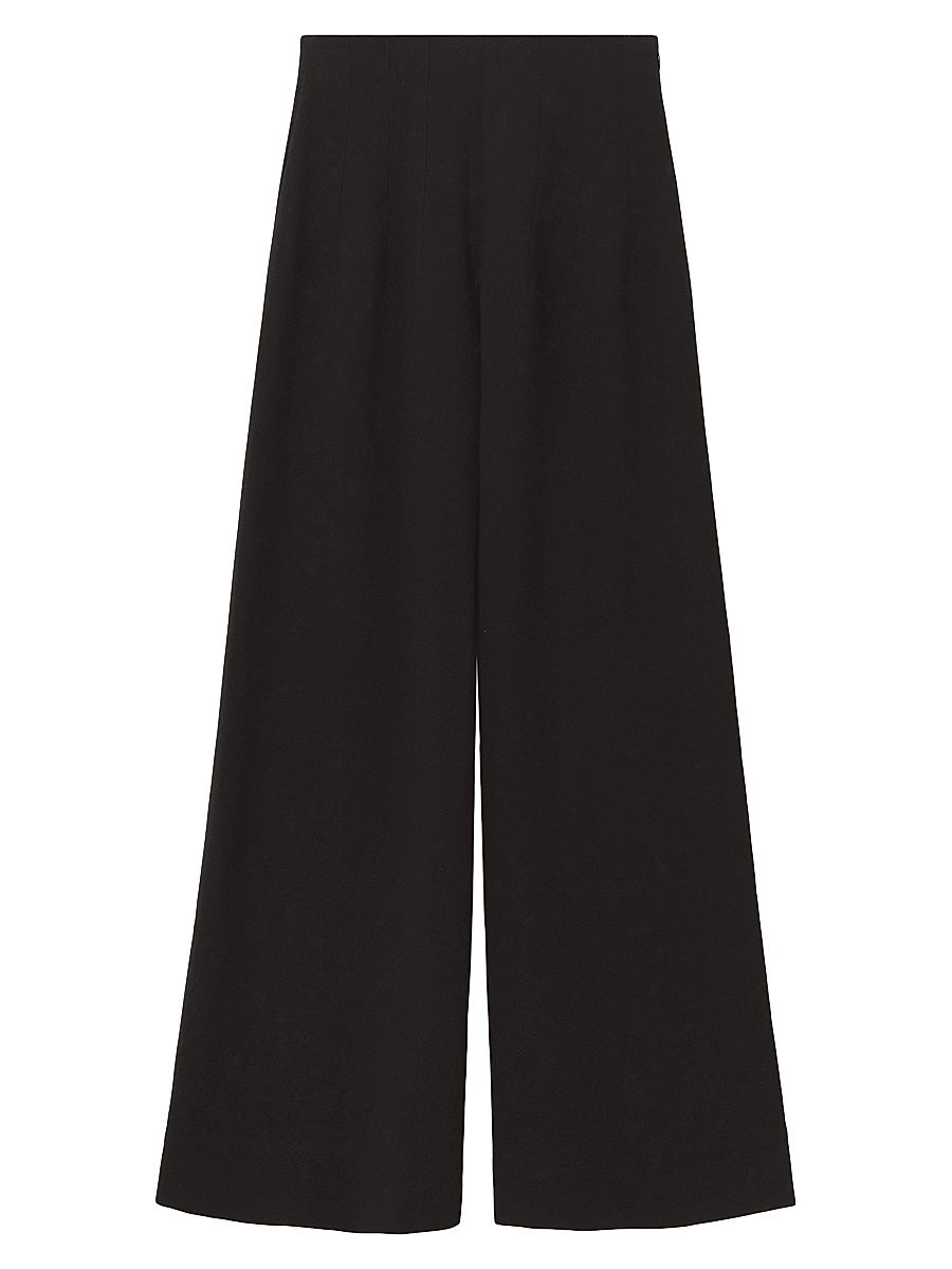 Women's Caleb Straight-Leg Pants - Black - Size 4