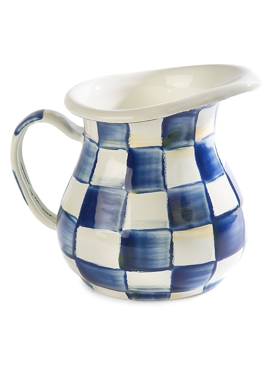 Royal Check Enamel Creamer
