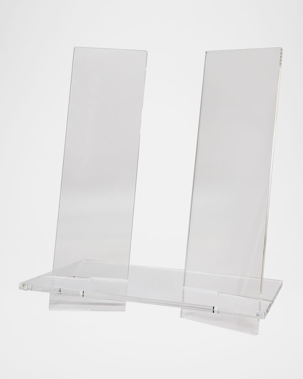 Clear Lucite Vertical Book Stand