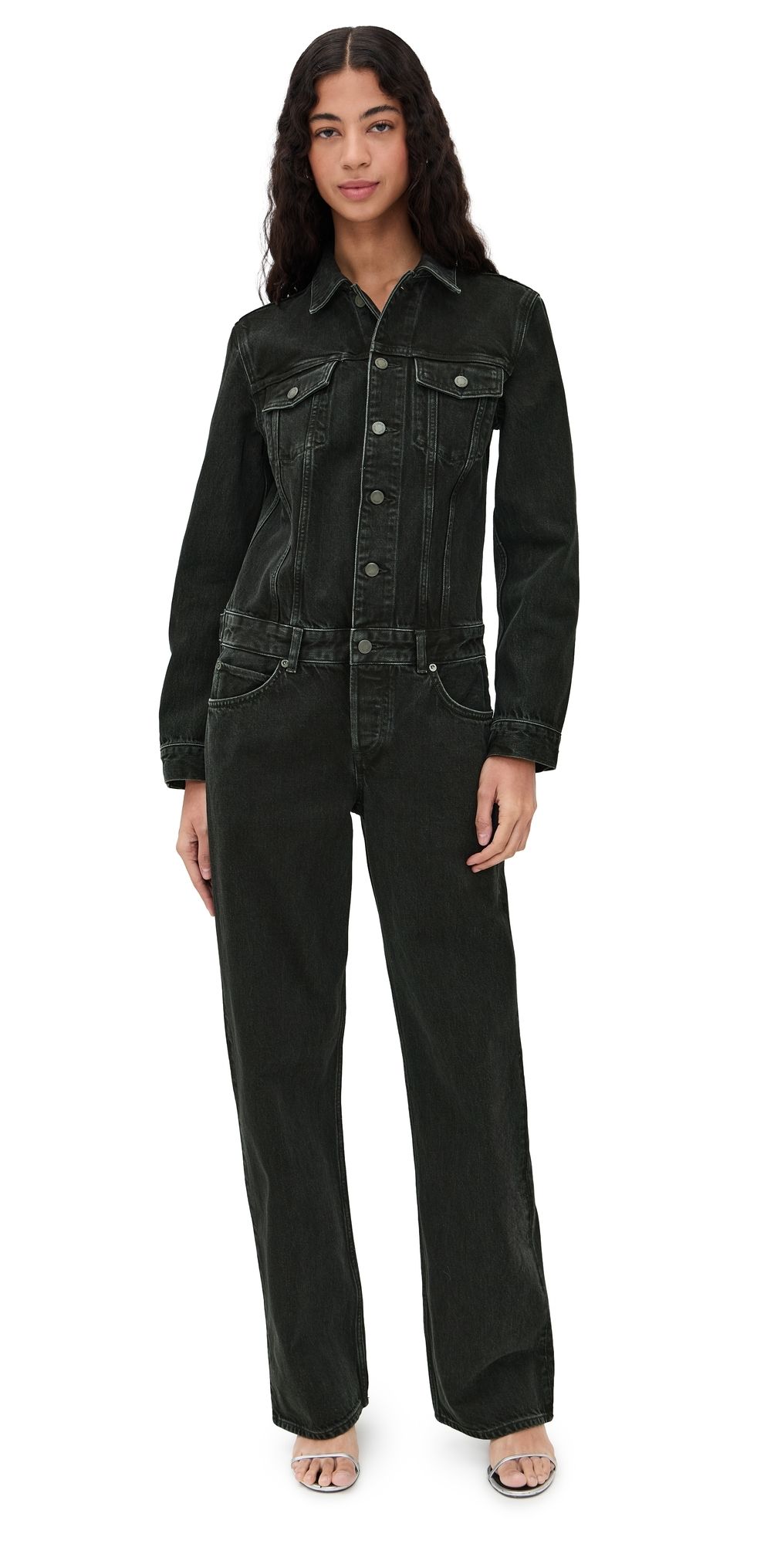 AGOLDE Esther Jumpsuit Raven L
