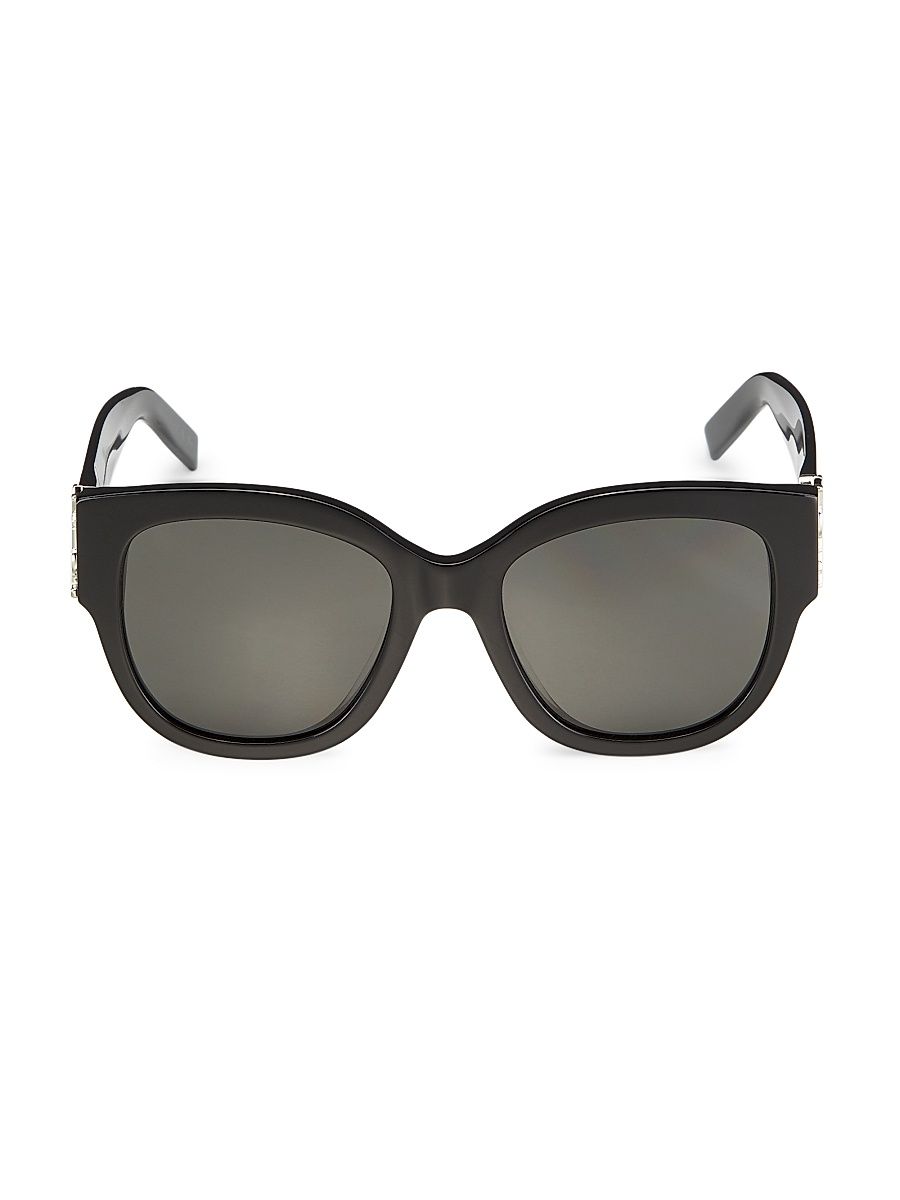 Women's 55MM Round Sunglasses - Black