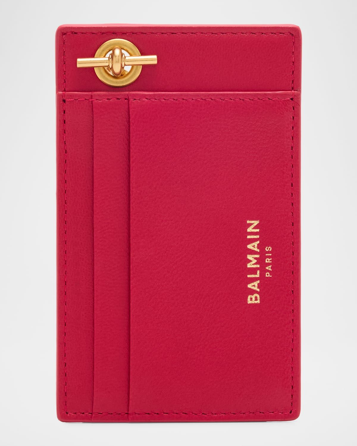 Pulse Chain Leather Card Holder