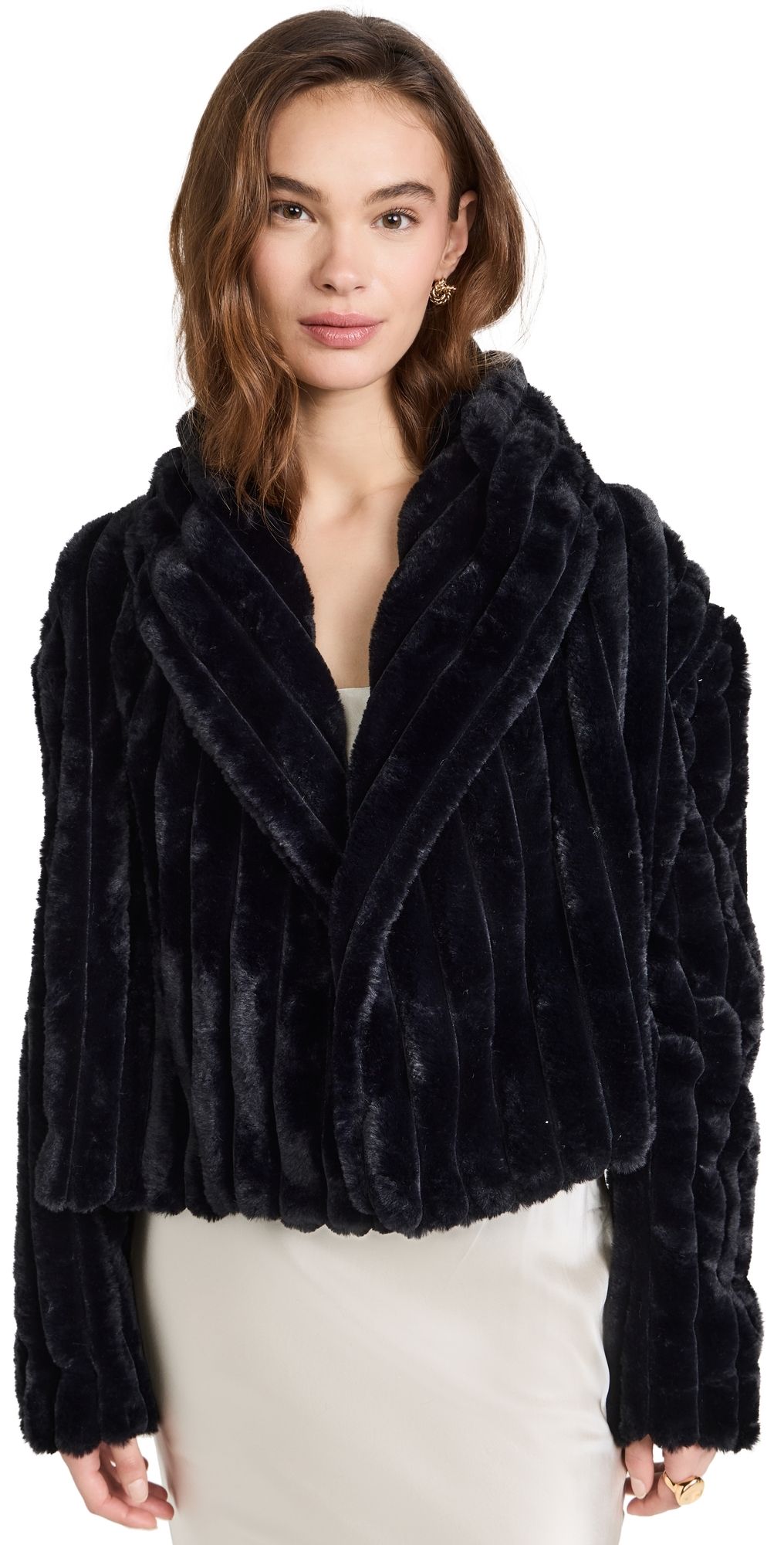 BLANKNYC Night Life Faux Fur Jacket Night Life M