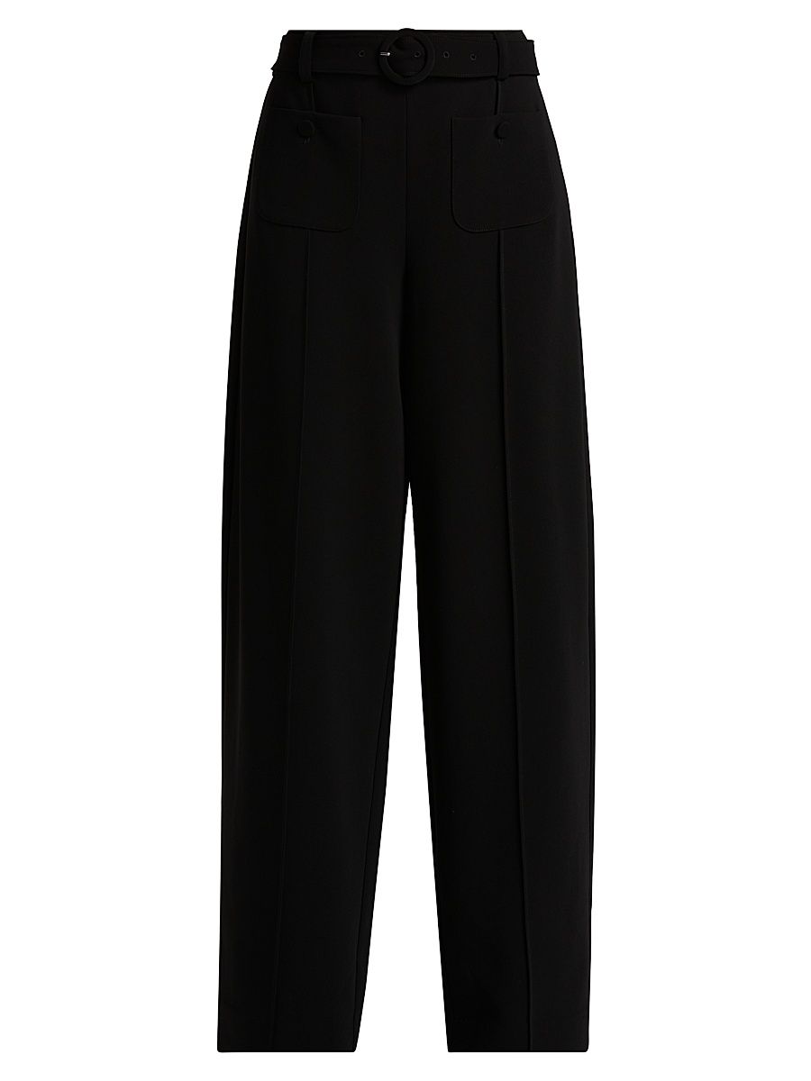 Women's Renea Belted Pants - Black - Size 16