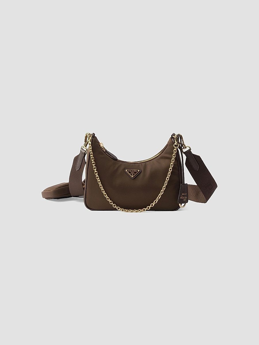 Prada Women's Re-Edition 2005 Re-Nylon Bag - Dark Brown