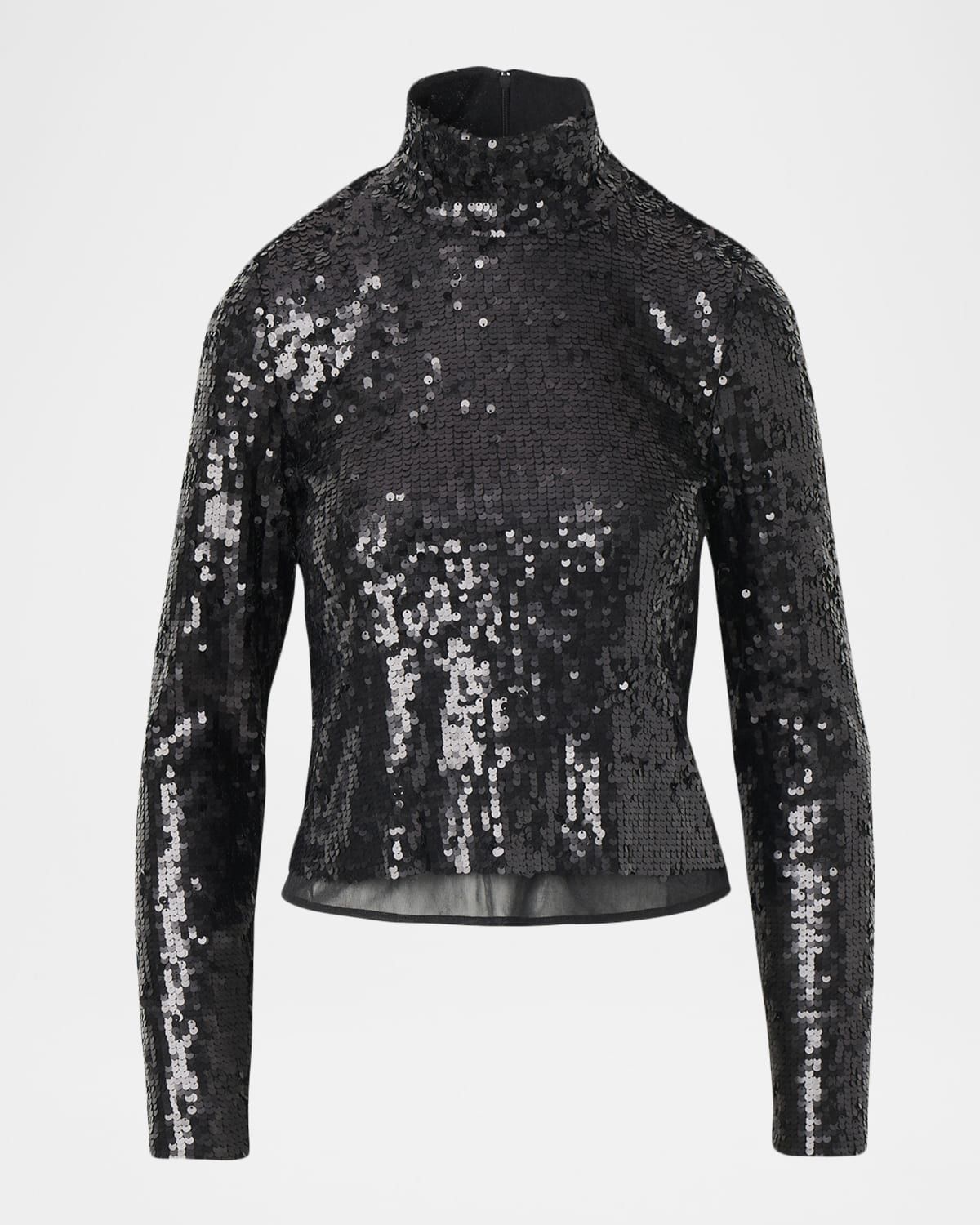 Lucy Sequined Turtleneck Top