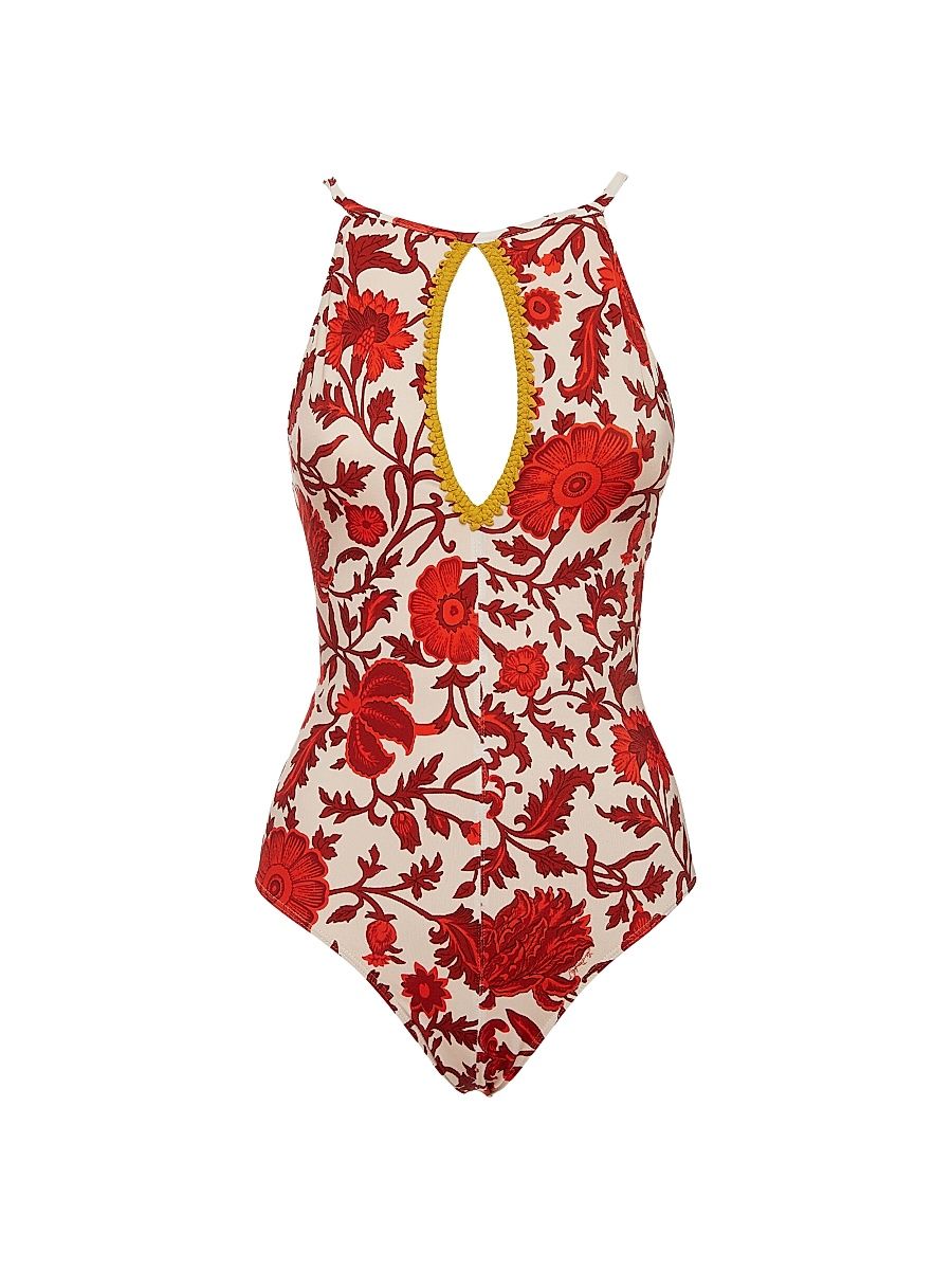 Women's Fonda Swimsuit - Dragonflower Mini Red - Size XS