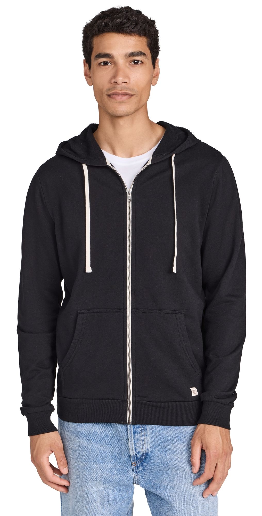 Marine Layer Afternoon Full Zip Hoodie Black XS