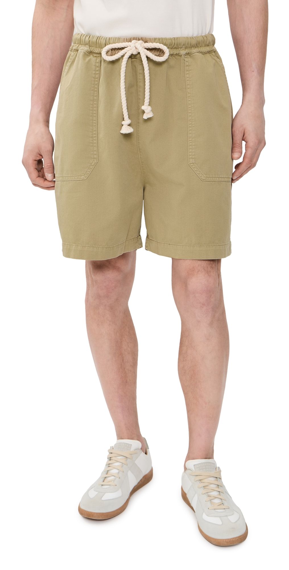 Officine Generale Fitz Shorts 4.75 British Khaki 48