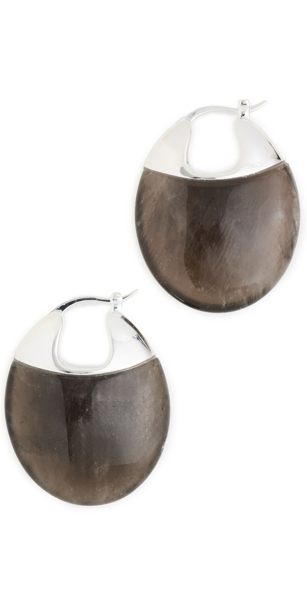 LIÉ STUDIO The Erin Earrings Smokey Quartz One Size