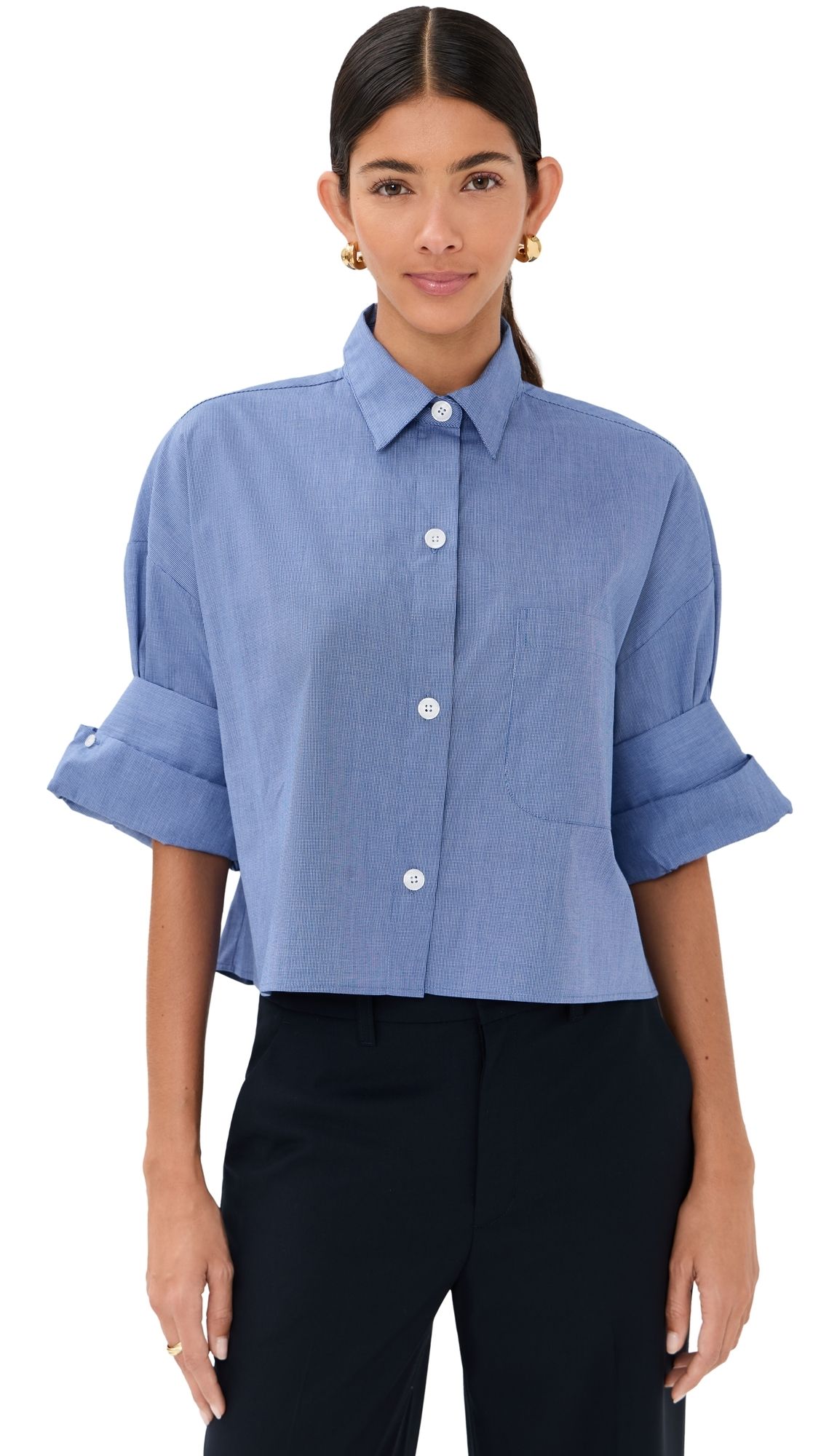 TWP Next Ex Shirt White/Navy XS/S