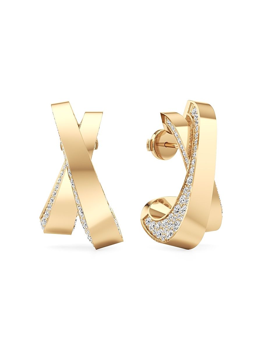 Women's Infinite 18K Yellow Gold & 1.99 TCW Lab-Grown Diamond Stud Earrings - Yellow Gold