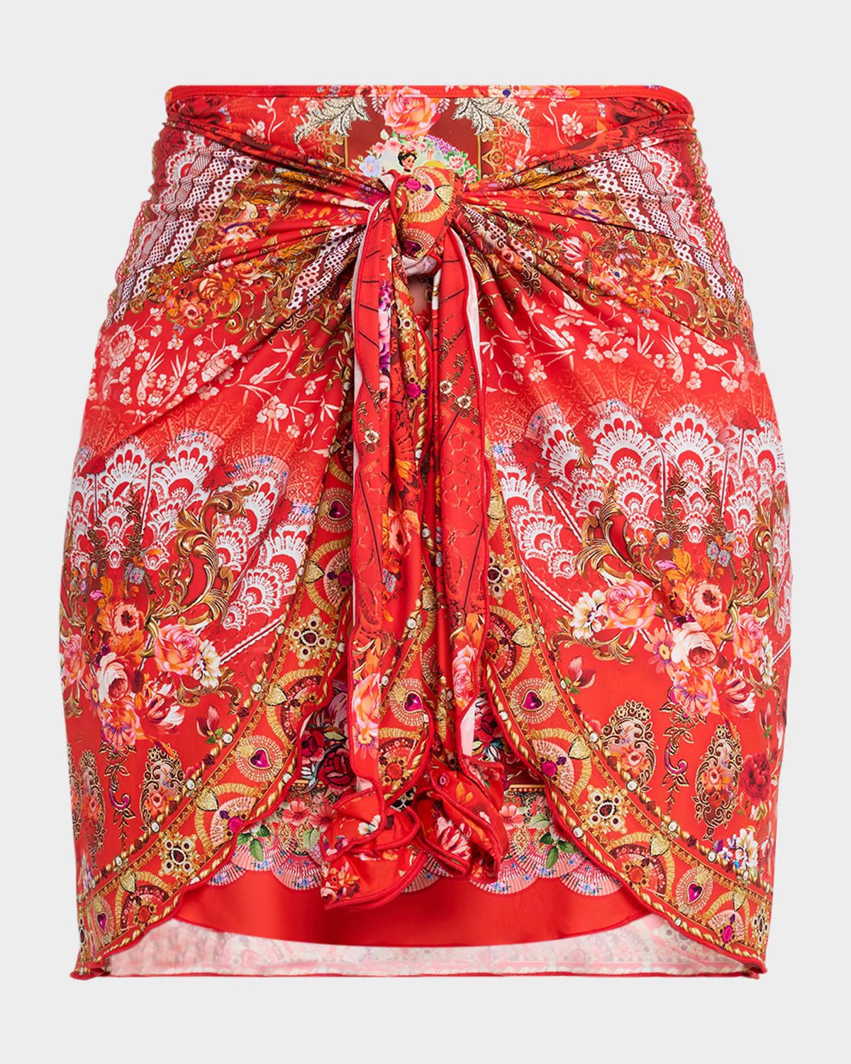 Ole Ole Layered Mini Sarong Coverup